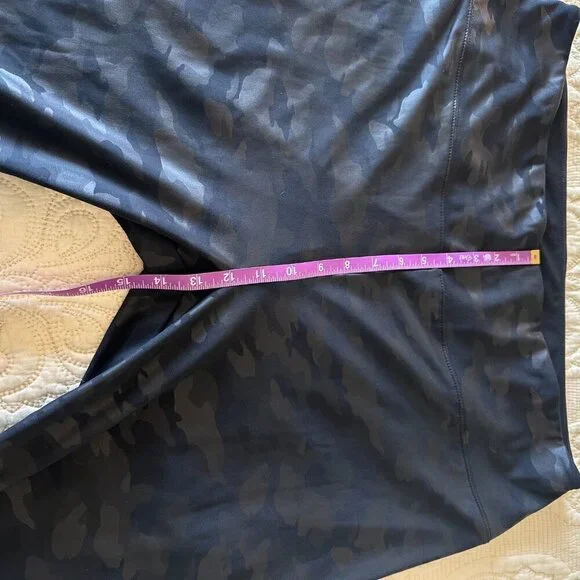 Simply Vera Vera Wang leggings black camo detail women's plus 1X - Picture 6 of 7